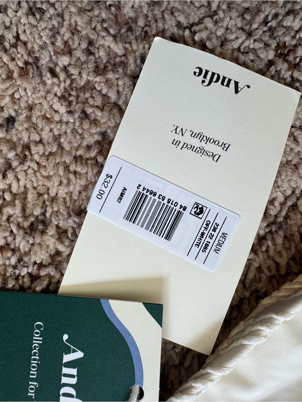 Andie Target Ivory Textured Bikini Set - Picture 2 of 3